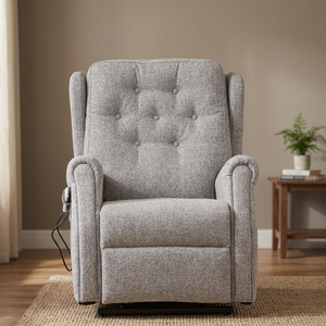 Sillón reclinable eléctrico para personas mayores con función de masaje, sofá reclinable individual con estructura metálica completa para sala de estar. - Product Image 5