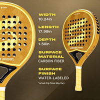 Raquette de padel professionnelle haute performance, OEM personnalisée, fibre de carbone 3K/12K/18K/24K, noyau EVA, légère, ambidextre, précise