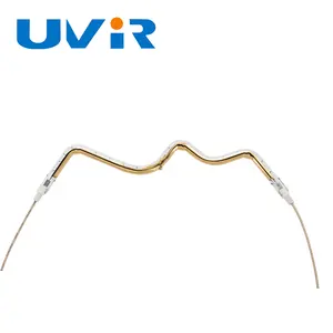 UVIR 3D Quartz Haolgen Lampu Panas Inframerah 230V 800W