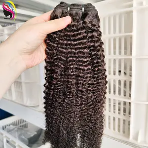 Afro Kinky Curly naturel pas cher vente en gros, brésilien péruvien mongol brut indien vierge vague cheveux humains extension de cheveux