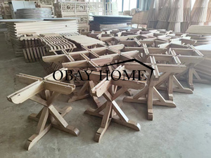 Venta caliente Mesa clásica con pata <span class=keywords><strong>de</strong></span> mesa <span class=keywords><strong>de</strong></span> madera maciza mesa <span class=keywords><strong>de</strong></span> comedor <span class=keywords><strong>vintage</strong></span> redonda <span class=keywords><strong>de</strong></span> madera <span class=keywords><strong>para</strong></span> <span class=keywords><strong>eventos</strong></span> <span class=keywords><strong>de</strong></span> granja y <span class=keywords><strong>alquiler</strong></span> <span class=keywords><strong>de</strong></span> fiestas - Product Image 5