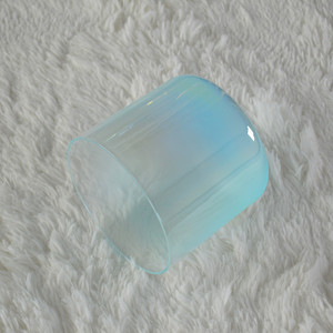 Cuenco de Cristal de Cuarzo Alquímico para Sonoterapia, Color Verde Glaciar Degradado HF, 432Hz 440Hz, para Meditación y Baño de Sonido - Product Image 4
