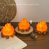 Décoration créative pour feu de camp, lampe à bougie électronique LED, décoration, cadeau pour enfants, ornement, vente en gros
