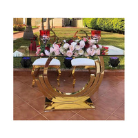 Table de mariage en acier inoxydable pour enfants, nouvelle collection