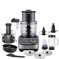 Mesin Pengolah Makanan Listrik Profesional OEM 1300W 3.5L Kaliber Besar 3-Kecepatan Pulse CE CB LFGB