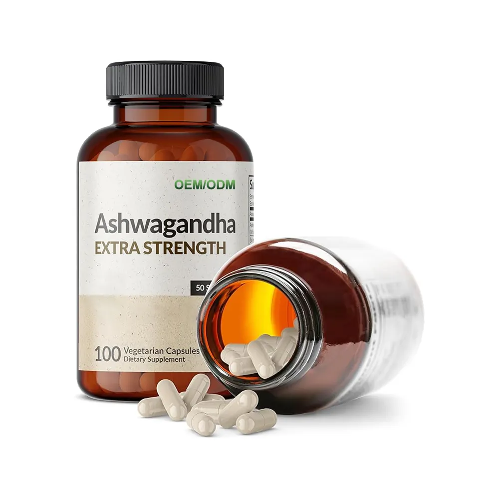 Private Label ashwagandha maca tongkat ali customized formula black maca root capsules for men