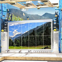 Écran LED d'intérieur léger P2.6 à verrouillage rapide, panneau d'affichage LED à service frontal pour expositions et conférences