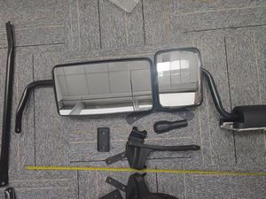 PK004328 ขายส่งจากโรงงาน ชุดกระจกมองข้างรถบรรทุก <span class=keywords><strong>ISUZU</strong></span> ขนาด 100 มม. สำหรับรถตู้ตู้ทึบ (รวมก้านกระจก) เหมาะสำหรับ NPR <span class=keywords><strong>FXZ</strong></span> FVZ FVM - Product Image 4