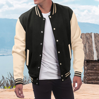 Patchs chenille en polyester de haute qualité Veste Letterman de basket-ball pour hommes et femmes Logo brodé personnalisé Laine de style universitaire.