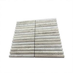 <span class=keywords><strong>Dalles</strong></span> de marbre naturel avec trous, texture rugueuse, <span class=keywords><strong>antidérapantes</strong></span>, pour revêtement de sol de <span class=keywords><strong>piscine</strong></span>, dalle de marbre pour zone humide, carrelage de sol de salle de bain - Product Image 3