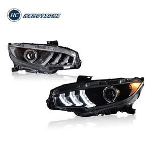 Fabbrica 10th Gen Mustang stile fari a LED lampada anteriore per 2016-2021 <span class=keywords><strong>Honda</strong></span> <span class=keywords><strong>Civic</strong></span> 2016-2021 2018 2019 <span class=keywords><strong>2020</strong></span> 2021 - Product Image 5