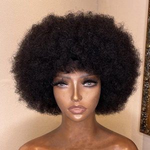 Perruque courte bouclée en dentelle sans colle, coupe pixie, perruque en dentelle pas chère sans colle, boucles pixie pour femmes noires, boutique en ligne <span class=keywords><strong>Aliexpress</strong></span> - Product Image 5