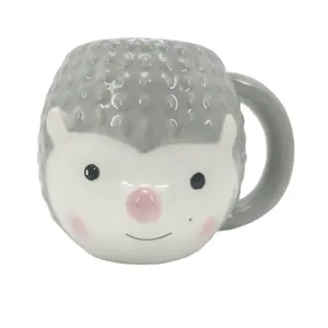 Animal Inside Cup Hedgehog Mugs 12 OZ Funny Coffee Mugs with Handle Cute  Coffee Mugs Tea Cups with Spoon Kids Mugs Ceramic Cups Novelty Cups Gift  for Women Friends Unique Coffee Mug