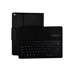 Funda protectora para teclado inalámbrico desmontable, diseño clásico, soporte de cuero PU para iPad 5/6/7/Pro