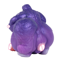 YOCY Fantasy Animal Big Ass Masturbator avec Queue, en Silicone Platine, Texture de Fesses Géantes et de Vagin de Poche, Jouet pour un Plaisir Intense