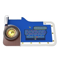 YH 22 Zoll Deluxe Roulette-Rad Poker Tisch elektronisches Roulette-Spiel Poker Tisch