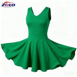 เทรนด์ใหม่ชุดใส่เล่นกีฬาในยิมเล่นเทนนิสชุดเล่นกีฬาแขนกุดผ้ายืดหยุ่นสูงสำหรับเล่นฟิตเนสเล่นโยคะและฝึกซ้อมในยิม - Product Image 4