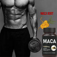 Capsules de racine de maca biologique de marque privée OEM supplément de puissance la plus élevée pour adultes soutient la reproduction de l'humeur énergie puissance des hommes
