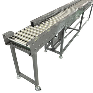 Özel Çift Dişli Makaralı Konveyör Süper Sessiz Düzgün Çalışan Sapmasız Üretim Hattı Konveyörü - Product Image 1