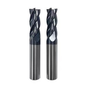 <span class=keywords><strong>Carbide</strong></span> 4 Flute roughing <span class=keywords><strong>End</strong></span> Mill <span class=keywords><strong>CNC</strong></span> phay <span class=keywords><strong>Cutter</strong></span> cho nhôm thép kim loại hợp kim cứng <span class=keywords><strong>Carbide</strong></span> Tipped Router bits - Product Image 3