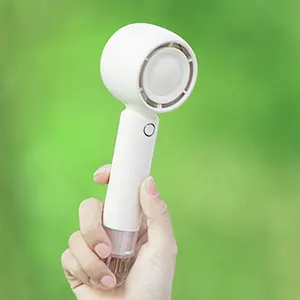 Ventilateur de poche personnel Offre Spéciale Mini ventilateurs portables rechargeables par USB avec lampe de poche Petit ventilateur à main debout extérieur