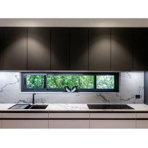 BFP — meuble de <span class=keywords><strong>cuisine</strong></span> intégré, modèle sans conception, finition mate, luxe, marron, blanc, couleurs mixtes, conception moderne - Product Image 3