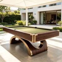 Table de billard/snooker 7, 8 ou 9 pieds, prix d'usine, bon marché, haute qualité, durable, pour divertissement intérieur, qualité tournoi, design moderne et unique