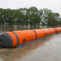 Tube de protection contre les inondations en PVC robuste de 0,9 mm, barrière d'eau gonflable pour la lutte contre les inondations
