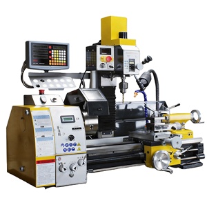 Torno Combinado Manual Mini para Metal, Certificado CE, Universal, de Servicio Ligero, para Fresado y Taladrado, con Velocidad Variable - Product Image 1
