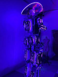 Costume Robot LED con Stivali, Sombrero Messicano, Armatura Intagliata, Luminoso per Spettacoli Notturni e Parate - Product Image 3