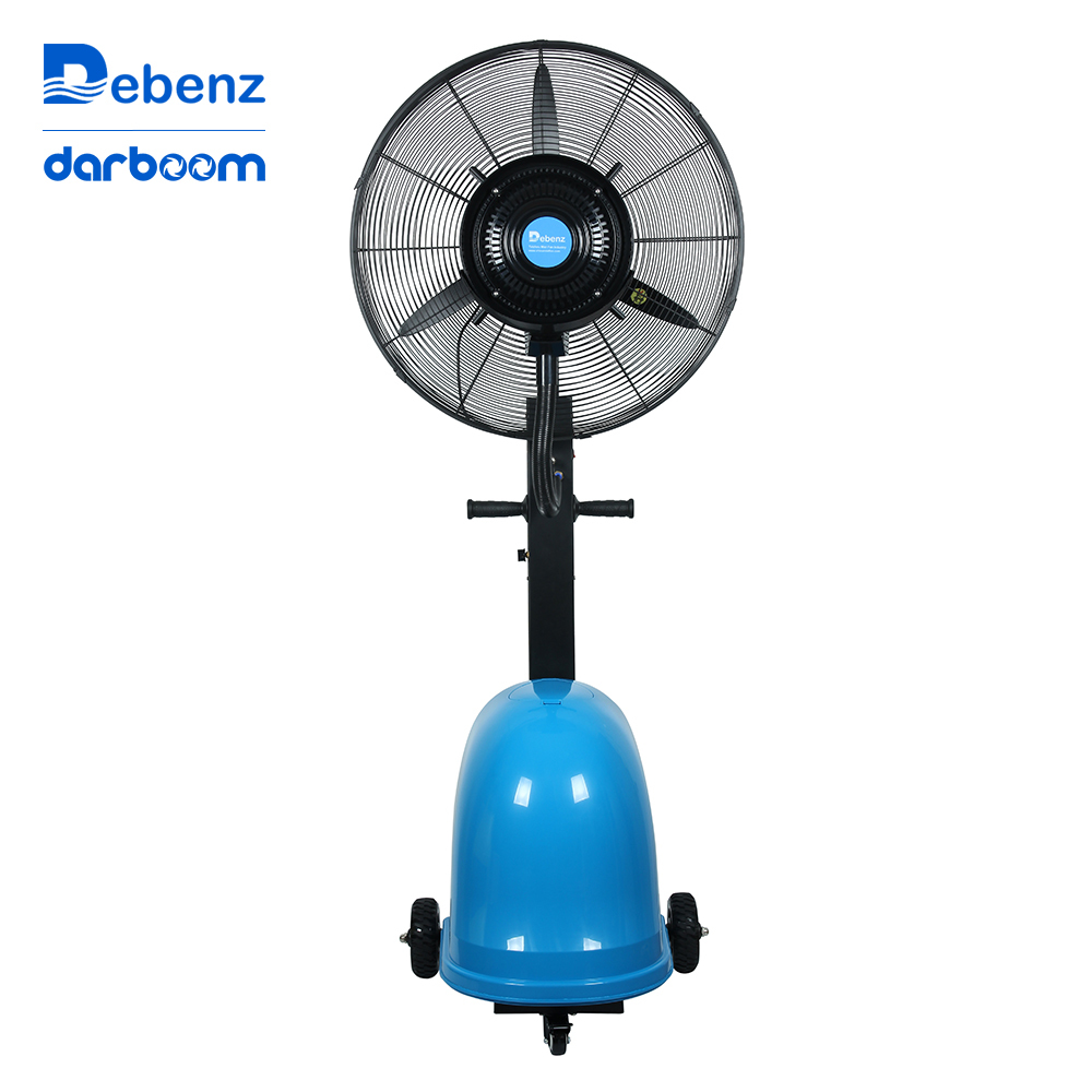 Portable électrique ventilateurs à brouillard d'eau avec jet d'eau