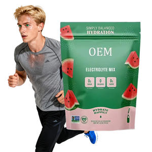 Polvere di Elettroliti Senza Zucchero con Prebiotici e Vitamine per la Salute dell'Intestino, Idratazione e Nutrizione Sportiva, Integratore per Adulti, Etichetta Privata - Product Image 1