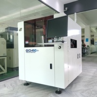 GD450 + SMT otomatis sepenuhnya, Printer stensil layar presisi tinggi, komponen PLC gir Motor inti pasta Solder