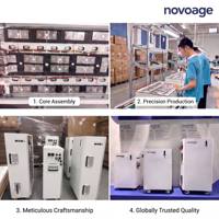 Batería de Litio-ion LiFePO4 Novoage Libra GP Serie 10H para Almacenamiento de Energía en el Hogar, IP65, 51.2V, 6000 Ciclos