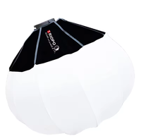 Triopo KQ55 65cm 85cm Boîte à lumière sphérique type lanterne avec monture Bowens, Softbox ronde pour diffusion en direct, studio photo et diffuseur de lumière