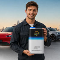 Revêtement liquide époxy bi-composant de qualité, couche transparente à haute teneur en solides pour la carrosserie automobile, la peinture de bateaux et le revêtement plastique, rénovation automobile