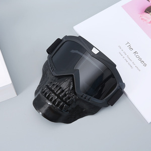 Masque de sport coupe-vent pour moto, protection faciale pour cyclisme en extérieur, en PP, design uni pour homme - Product Image 1