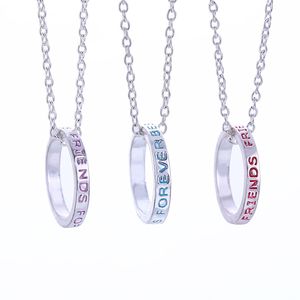 Collares de Joyería Fina con Colgante de Anillo con Letras Grabadas de la Serie Best Friends, 3 Piezas, Gran <span class=keywords><strong>Venta</strong></span>, para Mujer - Product Image 6