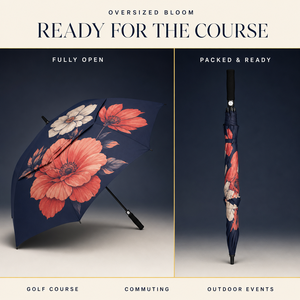 Wholesale Square Golf <b>Umbrellas</b> Custom Logo Golf <b>Umbrella</b> 60 Inch Double Layer <b>Large</b> UV Golf <b>Umbrella</b> Supplier - Product Image 2