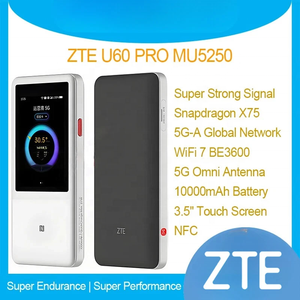 ZTE U60 Pro MU5250 5G routeur WiFi de poche 5G-A Qualcomm SDX75 WiFi 7 BE3600 point d'accès <span class=keywords><strong>mobile</strong></span> déverrouillé 5G MiFi Support bande de verrouillage - Product Image 3