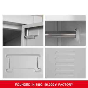 ตู้เก็บเอกสารเหล็กสำนักงานแบบบานเปิดกระจก - Product Image 4