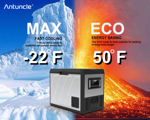 Caravan 12V 24V Draagbare Koelkast Dc Koelkast Compressor Vriezer Metalen 316 Materiaal - Product Image 2