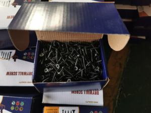 Üretici toptan ucuz fiyat alçıpan vida Bugle başkanı siyah fosfatlı ince iplik - Product Image 2