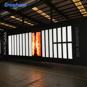 Panneau publicitaire GRANDVIEW GV-007, écran vidéo numérique LED extérieur, panneau de station-service éclairé en aluminium, étanche, avec SDK OEM - Product Image 2
