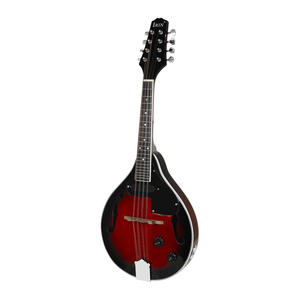 <span class=keywords><strong>Guitarra</strong></span> Electroacústica de Madera Maciza de Ocho <span class=keywords><strong>Cuerdas</strong></span> con Anillo Mandala con Borde Rojo y Negro, <span class=keywords><strong>Guitarra</strong></span> Eléctrica - Product Image 3