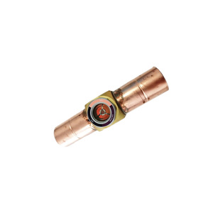 กระจกมองระดับเชื่อม Emerson รุ่น AMI-1TT11 แบบมีแผ่นทองเหลืองสำหรับงานแก๊สเหลวและอะไหล่เครื่องทำความเย็น - Product Image 1