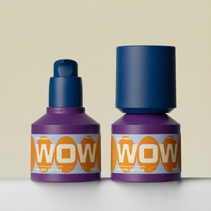 Flacon de sérum et lotion sous vide en PP de 25 ml à épaule inclinée avec bouchon double couche, emballage cosmétique en plastique personnalisé - Product Image 1