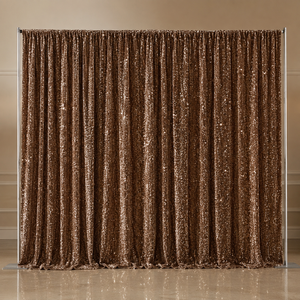 Cortina de Fondo de Terciopelo Bordada con Lentejuelas para Proyectos de Eventos de Proveedores de Ropa de Hotel, Pedidos al por Mayor - Product Image 1