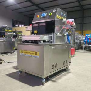 Machine d'emballage sous atmosphère modifiée <span class=keywords><strong>pour</strong></span> viande, aliments cuisinés, scelleuse de barquettes, scelleuse sous <span class=keywords><strong>vide</strong></span>, emballage de boîtes, options de film en aluminium - Product Image 2