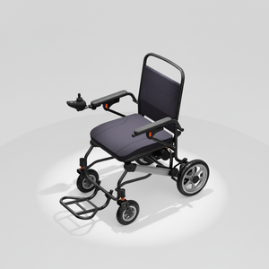 Fauteuil roulant électrique pliable pas cher, robuste, avec cadre en acier, pour personnes handicapées, batterie lithium 24v - Product Image 1